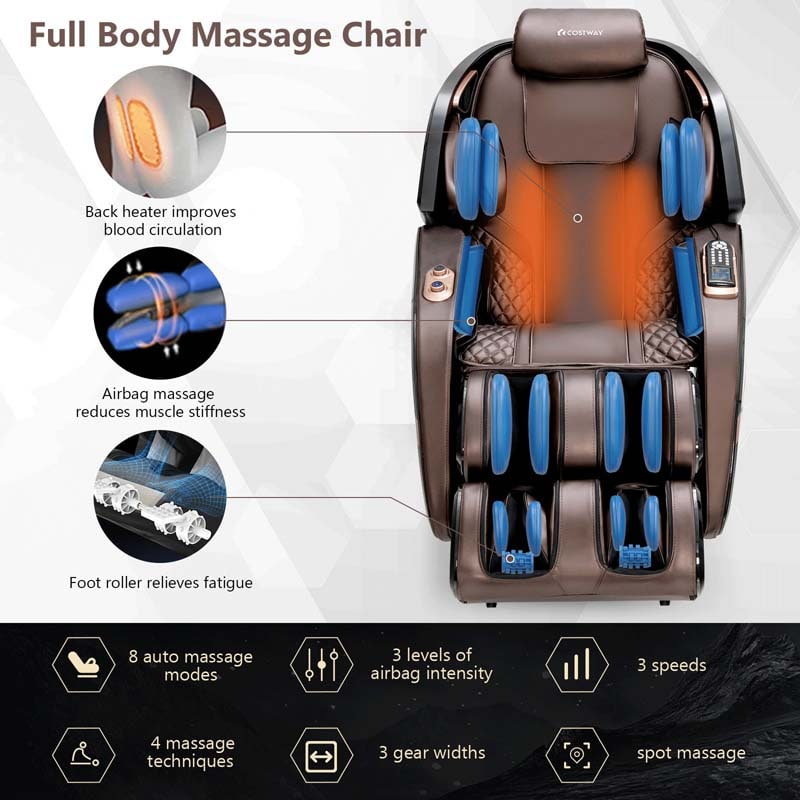 3D Massagesessel mit Doppeltem SL-Track & Zero Gravity