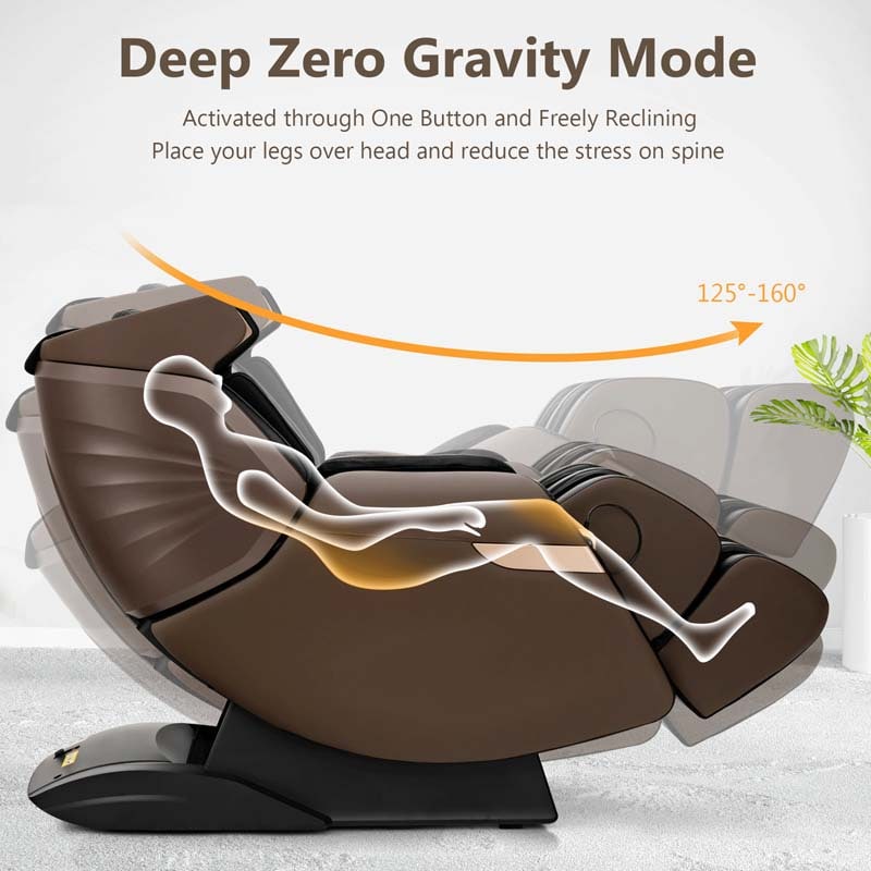 3D Shiatsu Massagesessel mit 55" SL-Track & Zero Gravity