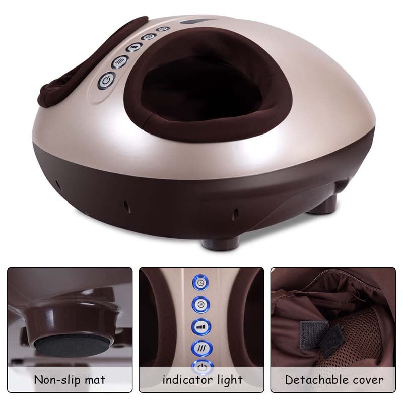 Elektrischer Fußmassagegerät mit Wärme – Shiatsu Tiefenknetmassage
