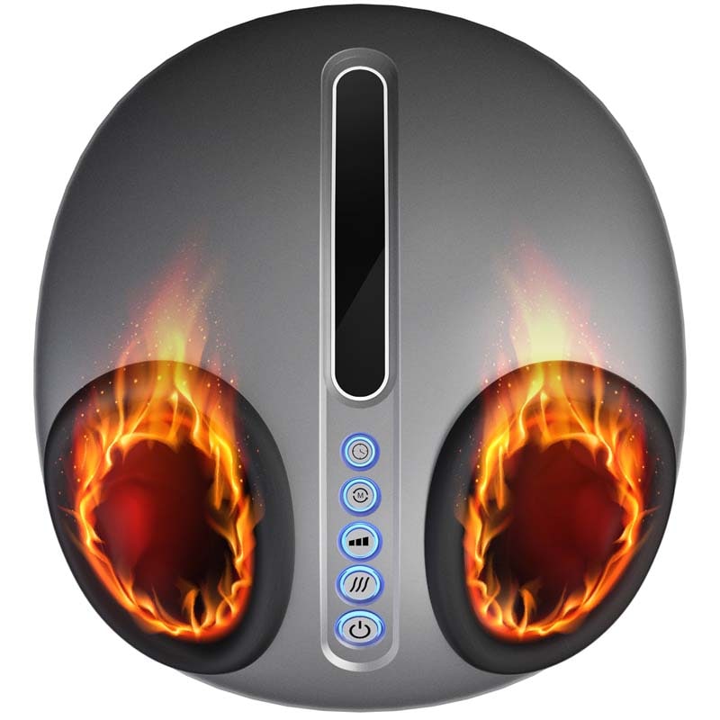 Elektrischer Fußmassagegerät mit Wärme – Shiatsu Tiefenknetmassage