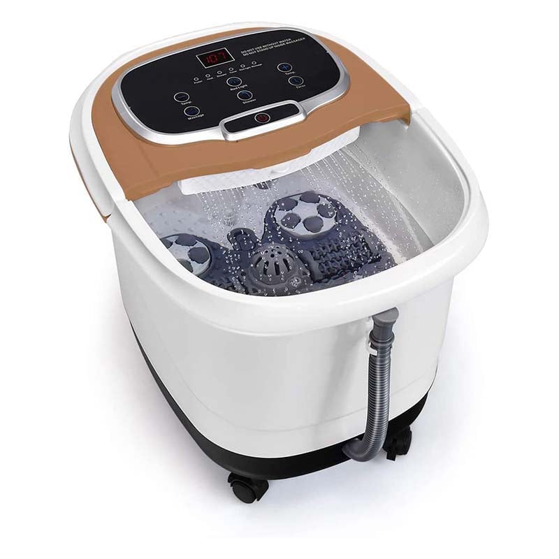 Beheiztes Fußbad mit Shiatsu-Massage & verstellbaren Düsen
