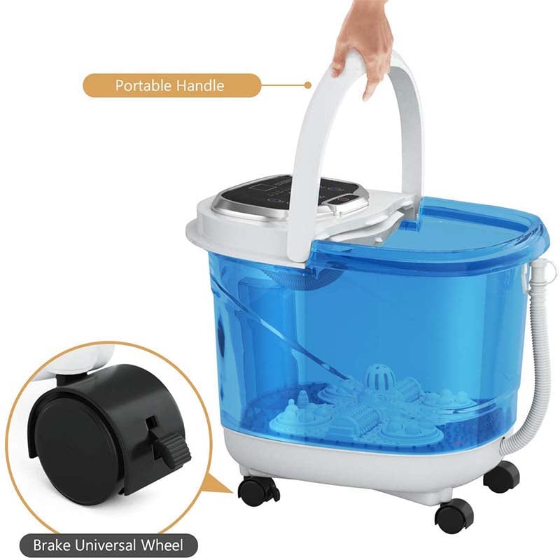 Beheiztes Fußbad mit Shiatsu-Massage & verstellbaren Düsen