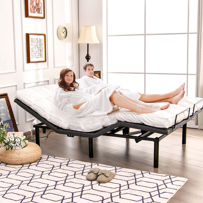 Elektrischer Lattenrost mit Massage & Funkfernbedienung