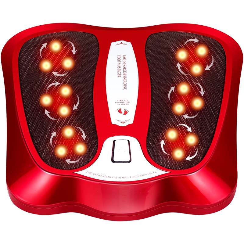 3-in-1 Elektrisches Fußmassagegerät mit Shiatsu & Infrarotwärme