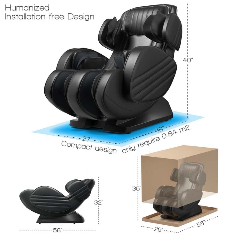 3D SL-Track Massagesessel mit Zero Gravity & Shiatsu