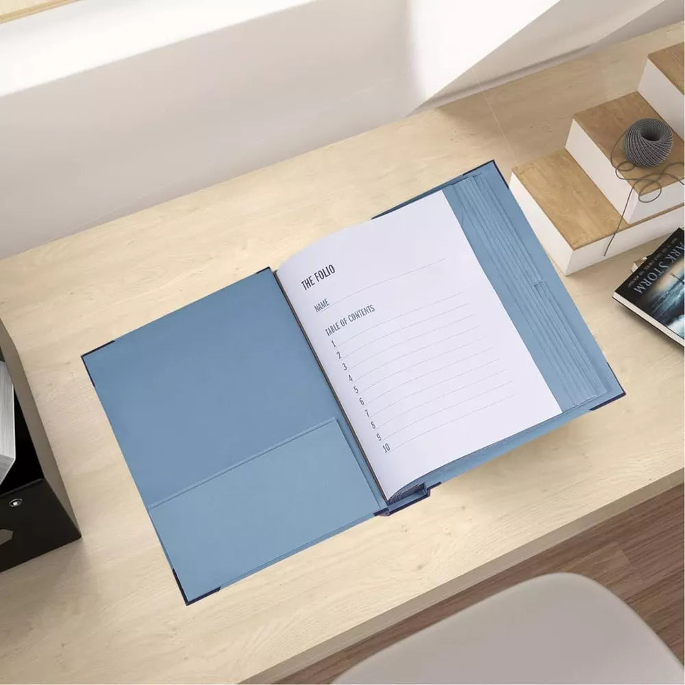 Document Organizer Binder | Durable Accordion Design with Expanding Pockets for Essential Records & Important Documents