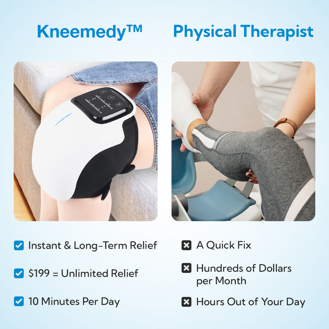 Knee Massager with Heat Therapy | Pain Relief & Joint Recovery - Portable Heated Knee Massage for Comfort & Mobility