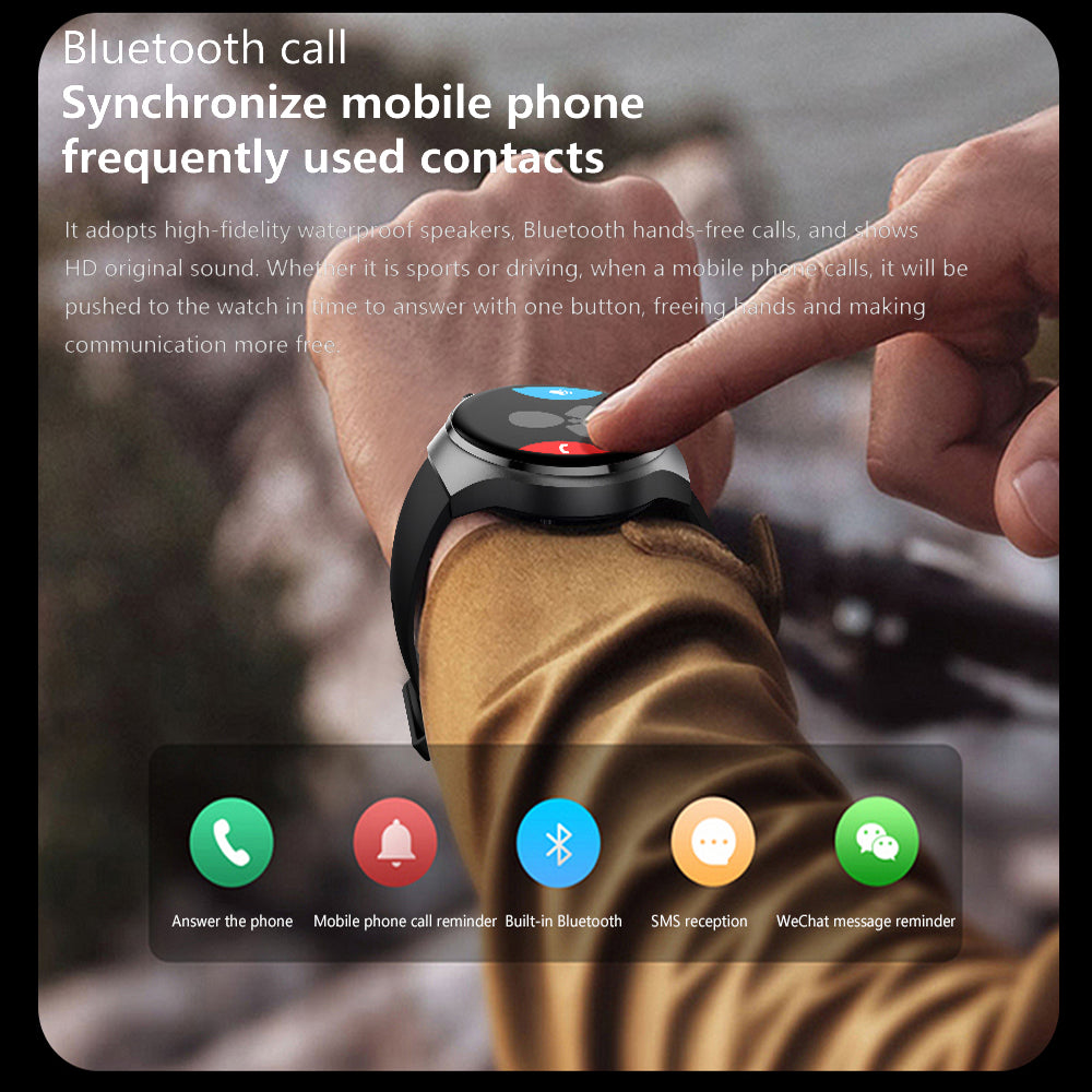 Hochwertiges GT4 Pro Smartwatch Männer: IP68 NFC GPS Tracker, AMOLED 360*360 HD Bildschirm, Herzfrequenz, Bluetooth-Anruf | Limitierte Auflage