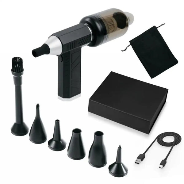 Portable Car Vacuum Cleaner | Wireless, Lightweight & Versatile for Home, Garage & Auto Cleaning
