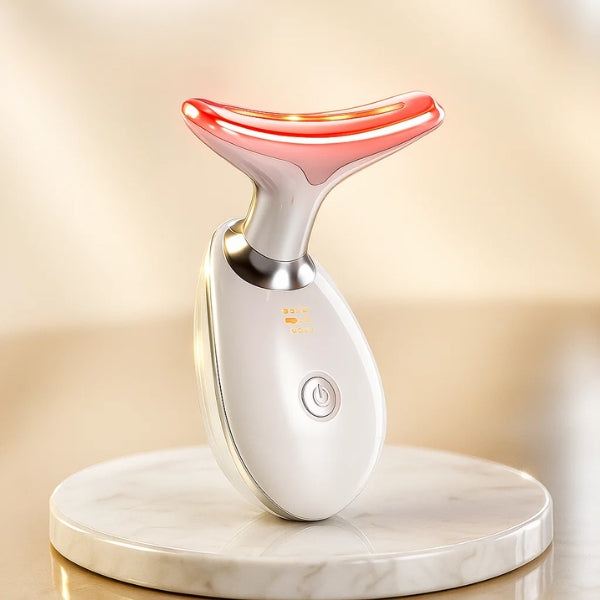 LED Light Facial & Neck Sculptor | 7-in-1 Anti-Aging Device for Firming, Lifting & Smoothing Skin at Home