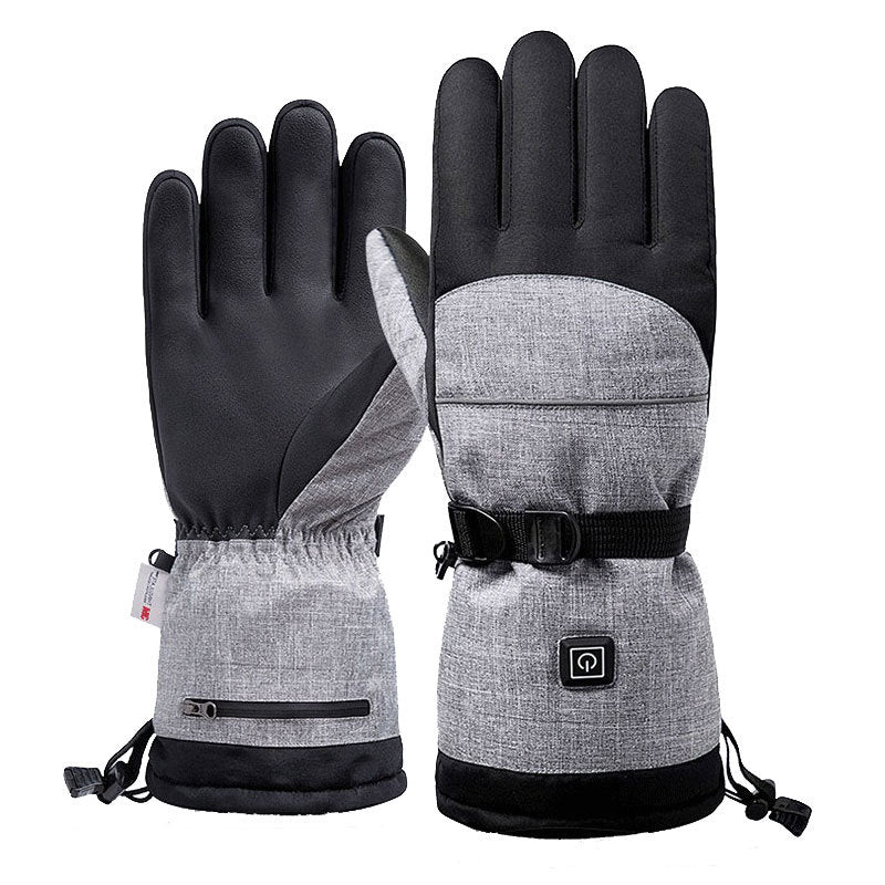 Beheizbare Winterhandschuhe elektrisch, Touchscreen, 3 Heizstufen, wasserdicht, Outdoor