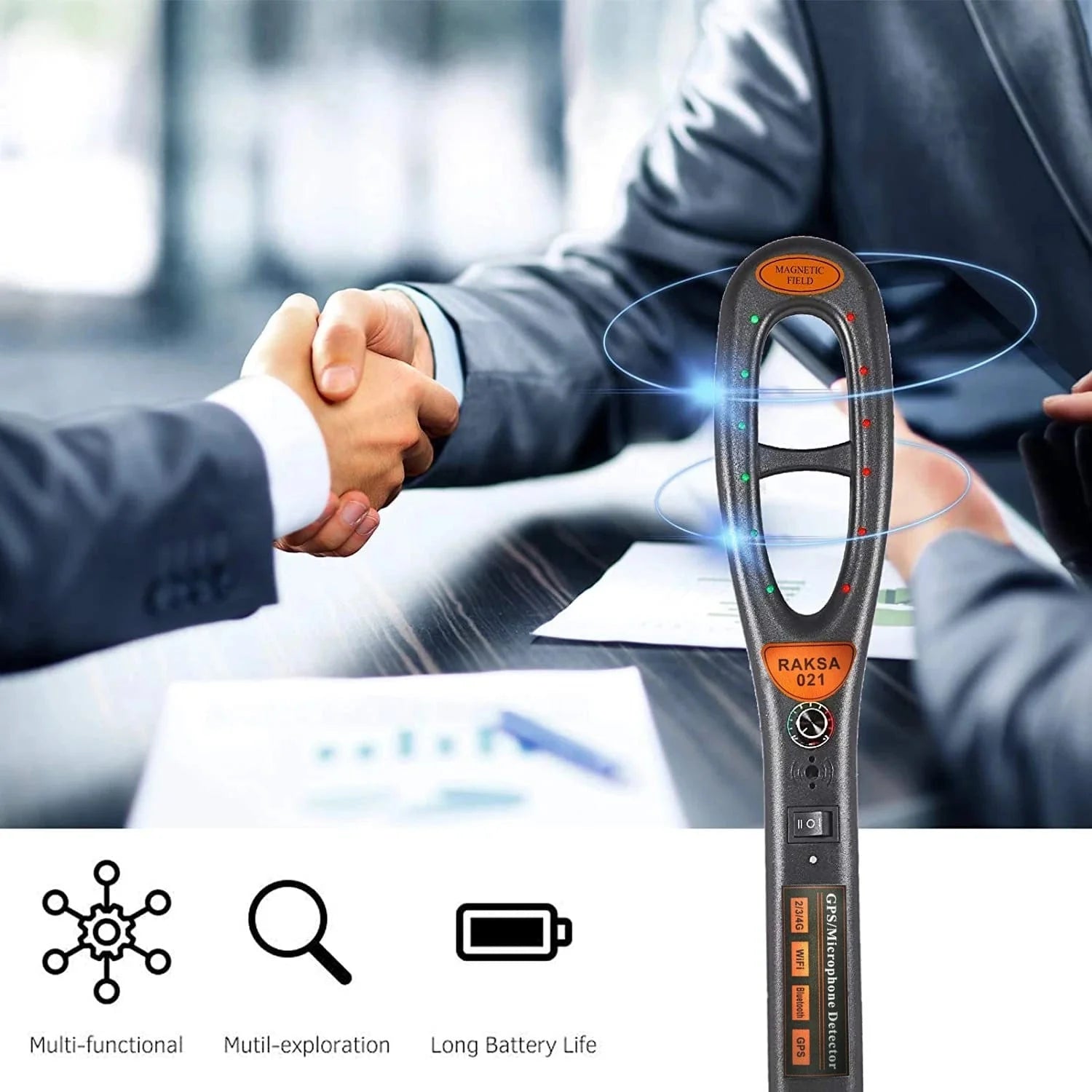 GPS Tracker Detector - Real-Time Tracking Device with Anti-Theft Alerts for Vehicles & Personal Security