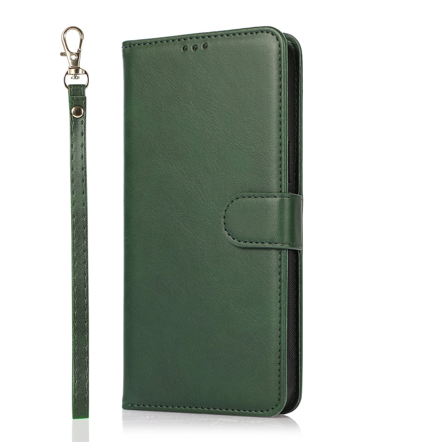 2 in 1 Magnetic Flip Leder Geldbörse Hülle für iPhone Kartenfach Abnehmbare Abdeckung