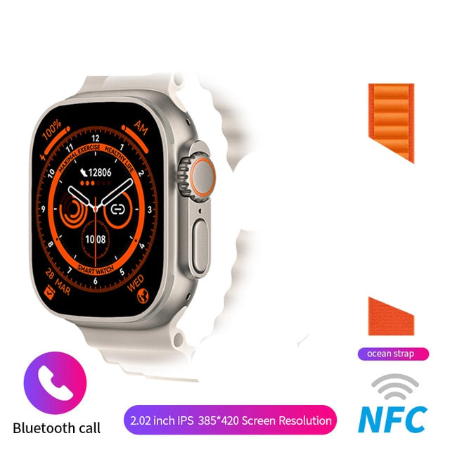 2022 Smart Watch Series Ultra Bluetooth-Anruf für Apple Watch+Box