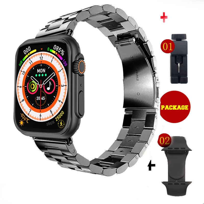 2022 NEU Ultra Uhr Herren Smart Watch Serie 8 NFC Türzugang Smartwatch für Android Apple Telefon