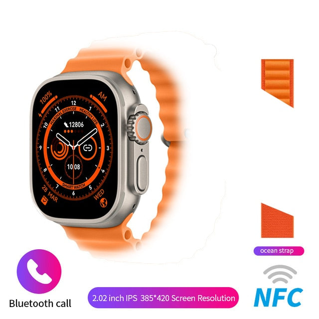 2022 Smart Watch Series Ultra Bluetooth-Anruf für Apple Watch+Box
