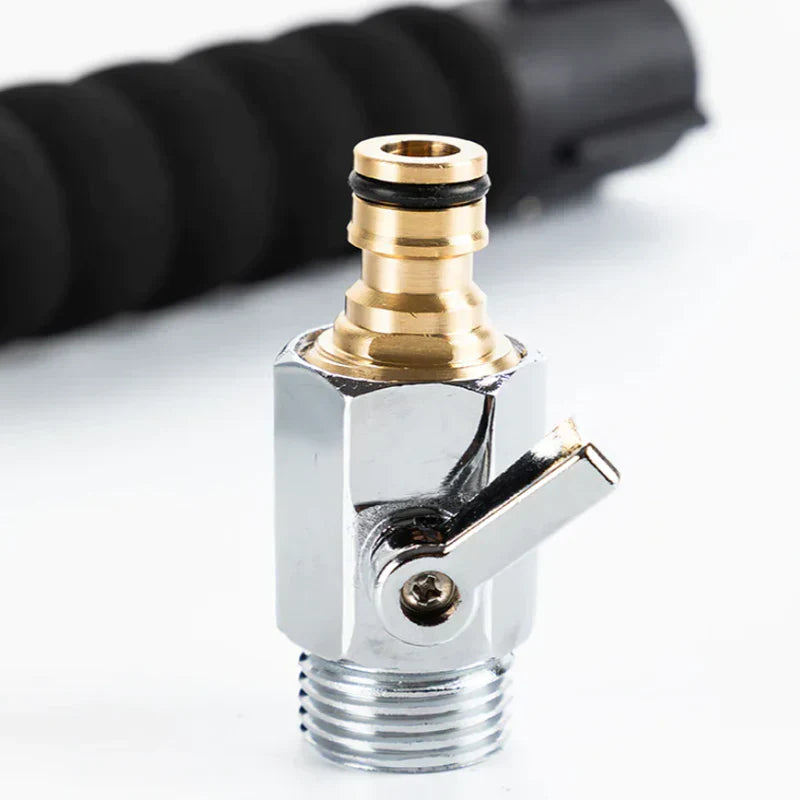 Gutter Cleaning Tool Telescopic Wand - Hose Attachment for Easy Ground-Level Rain Gutter Maintenance