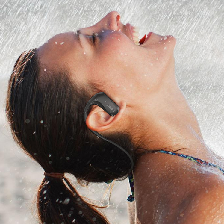 Waterproof Earbuds Wireless Swimming Earbuds Bluetooth AAC With Mic For Sports