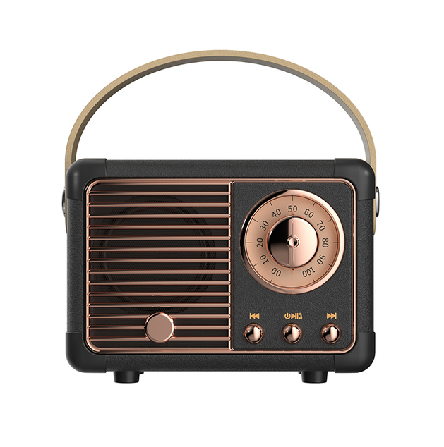 Bluetooth Boombox H2 Classical Retro Decor USB Portable Vintage Speaker Bluetooth Mini Player