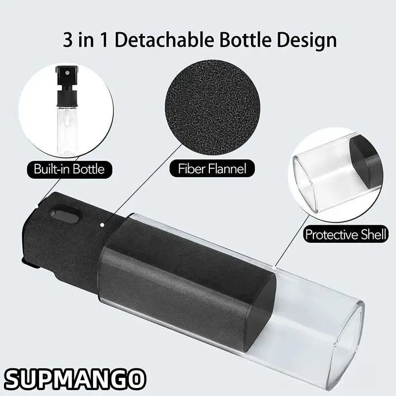 2in1IO CLEAN Mini Bildschirmreiniger Spray – Fingerabdruckfreier Bildschirmreiniger für Smartphones