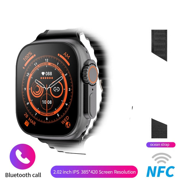 2022 Smart Watch Series Ultra Bluetooth-Anruf für Apple Watch+Box