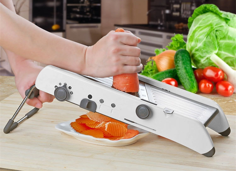 18-in-1 Vegetable and Fruit Mandoline Slicer | Adjustable Thickness, Razor-Sharp Blades & Safe for Easy Meal Prep