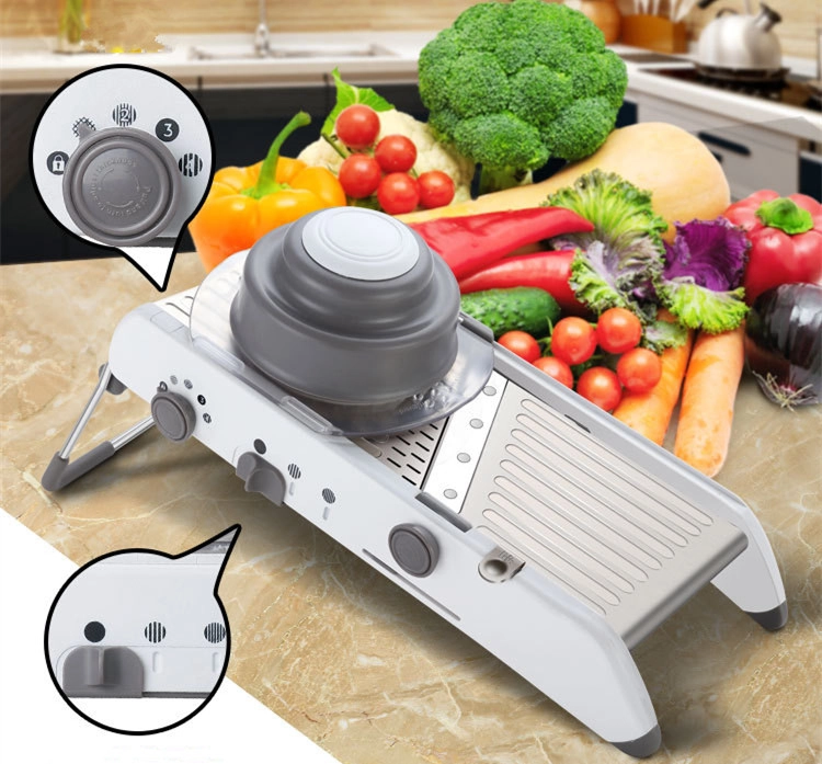 18-in-1 Vegetable and Fruit Mandoline Slicer | Adjustable Thickness, Razor-Sharp Blades & Safe for Easy Meal Prep