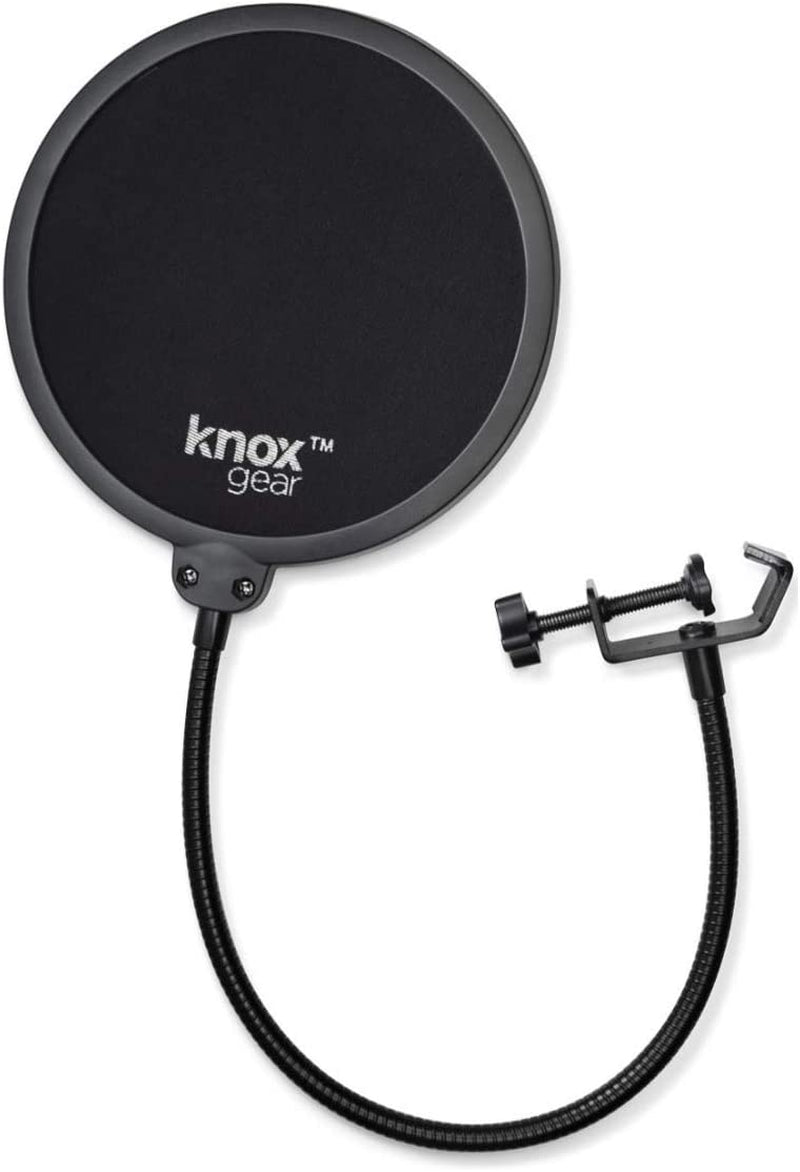 3 in 1 Mikrofon-Bundle mit Kopfhörern und Pop-Filter