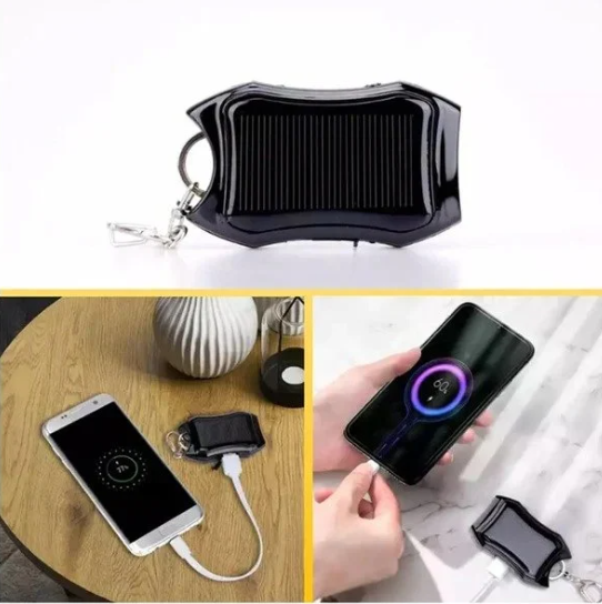 1200 mAh Solar Power Bank Schlüsselanhänger