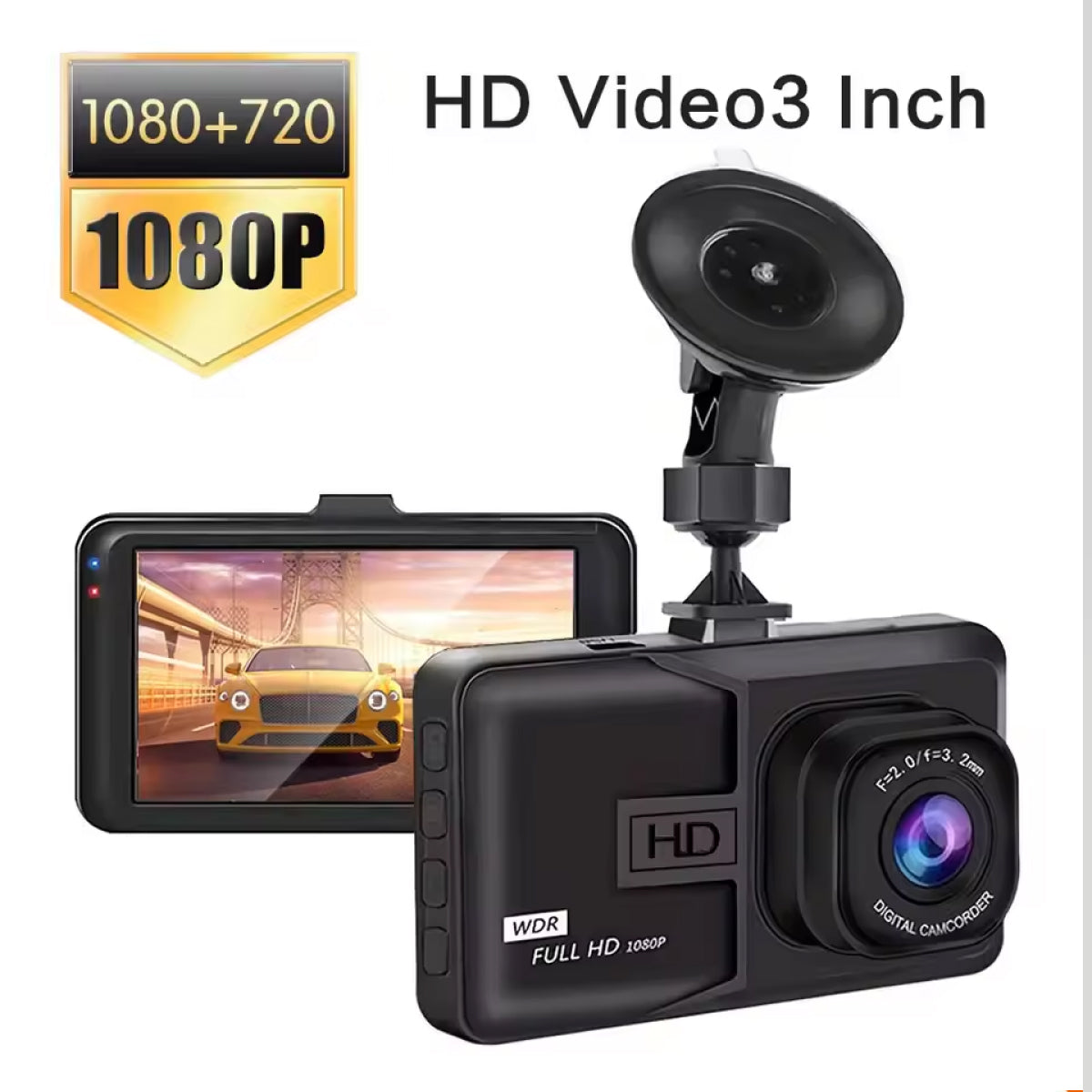 Reliable dash cam for clear video recording and enhanced driving safety. Easy installation and high-quality footage for every journey