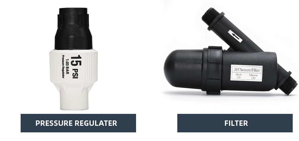 Drip Irrigation System With Automatic Timer