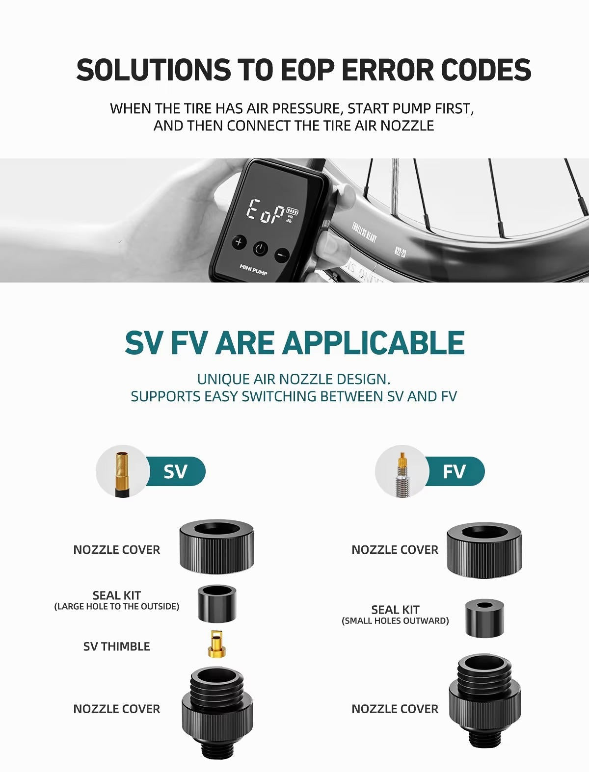 Electric Mini Bike Pump