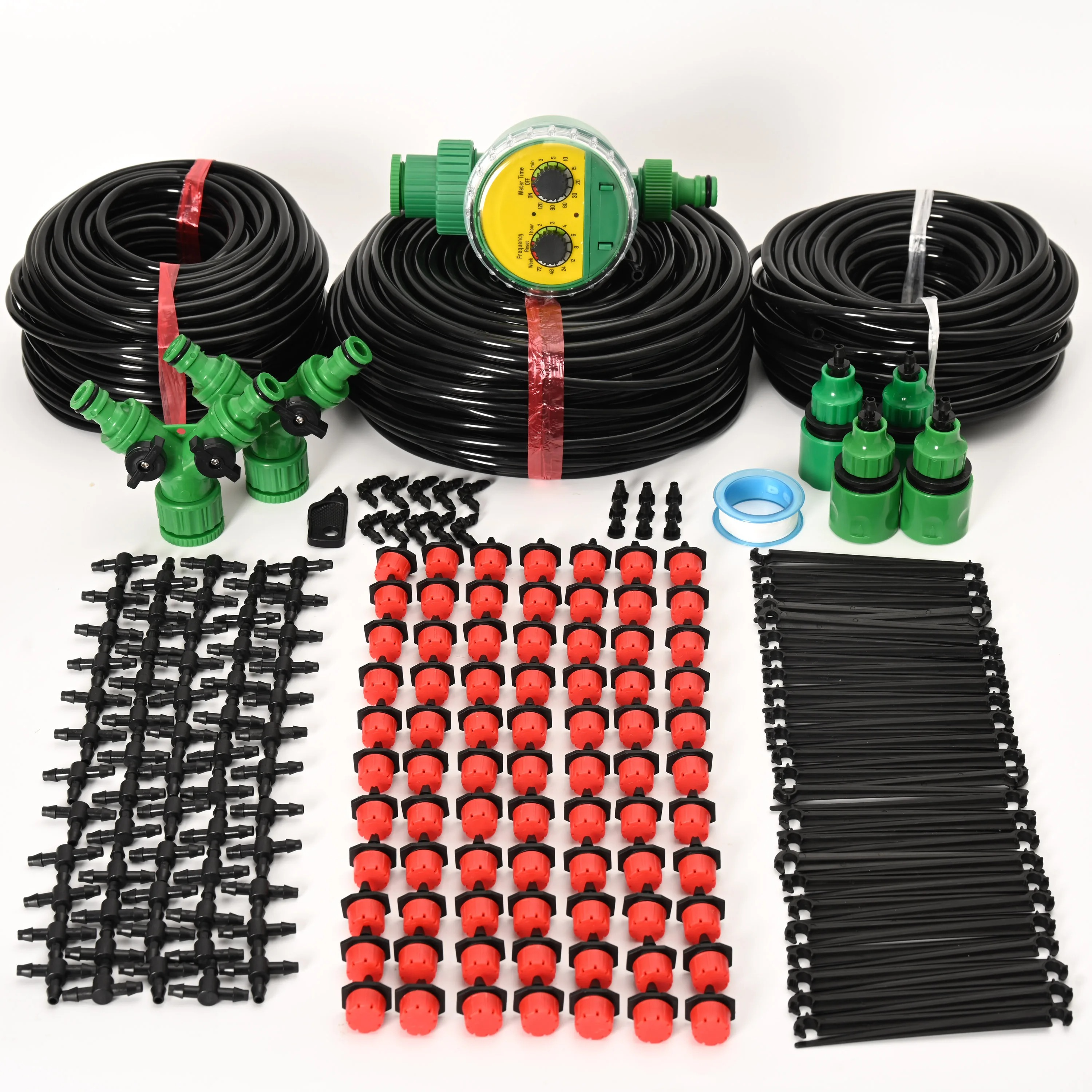 Drip Irrigation System With Automatic Timer