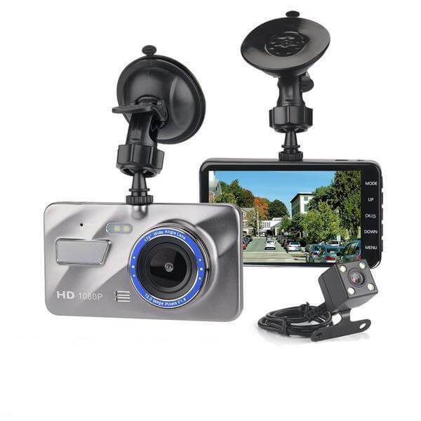 1080P HD-Dashcam-Überwachung vorn und hinten