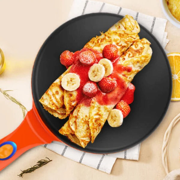 Fast Prep Non-Stick Crepe Maker Griddle Pan Machine