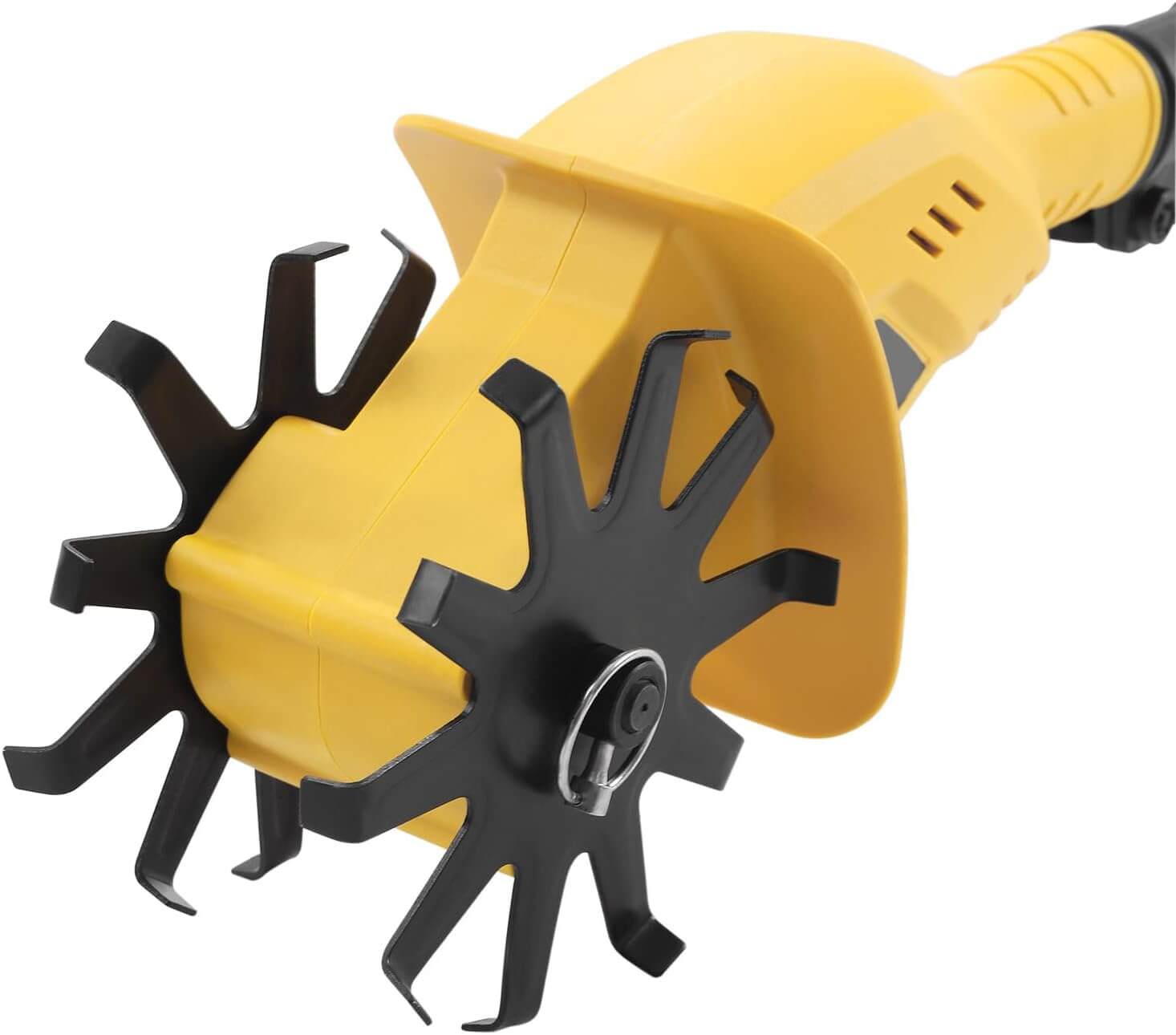 Electric Cordless Tiller Cultivator for Gardening and Soil Preparation - Lightweight, Battery-Powered Tool for Easy Weeding and Aeration