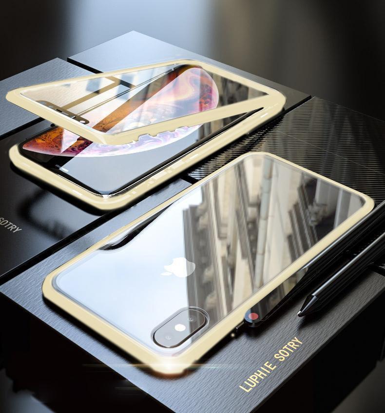 2019 Upgrade Magnetische Adsorption Doppelseitige iPhone Hülle