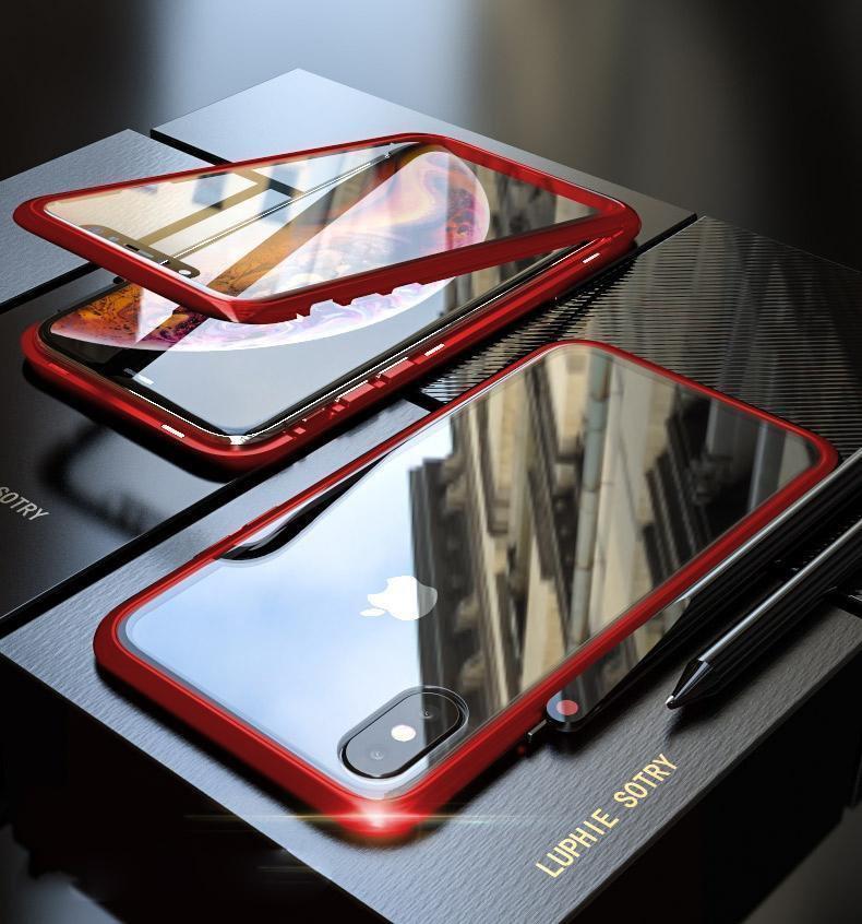 2019 Upgrade Magnetische Adsorption Doppelseitige iPhone Hülle