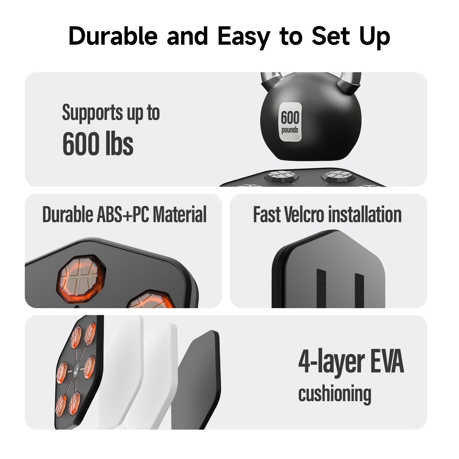 Music Boxing Machine | Stress Relief, Multiple Training Modes & Portable for Fitness Enthusiasts