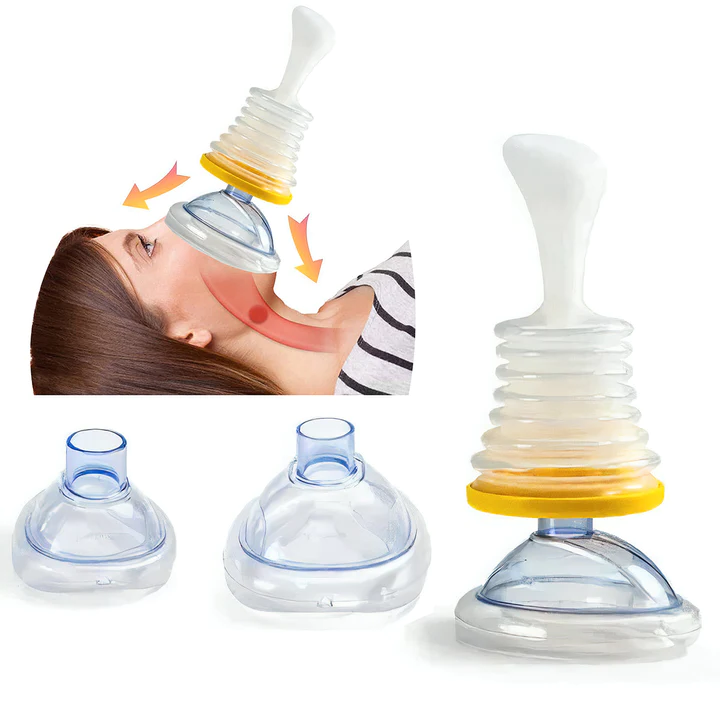 Anti-Choking Device for Adults and Children - Portable Emergency Choking Relief Tool with Carry Bag