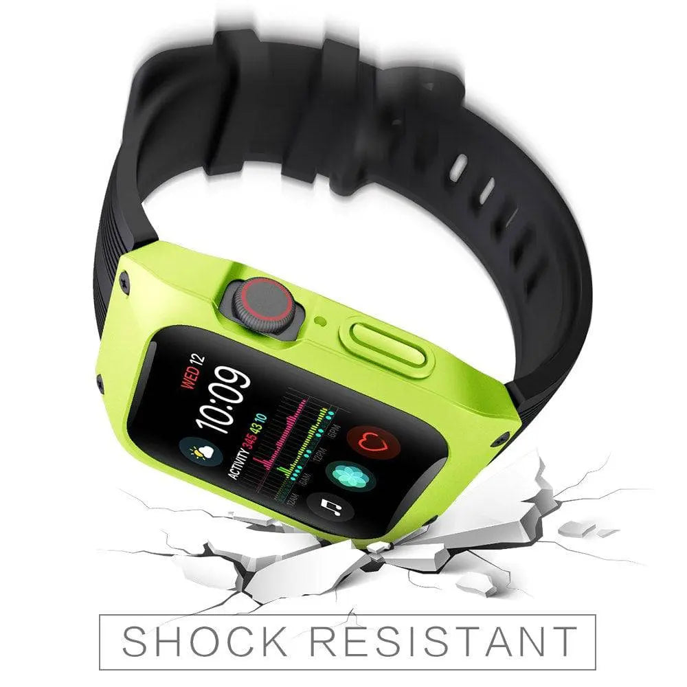 Verstärktes Gehäuse und Armband in Militärqualität für die Apple Watch SE