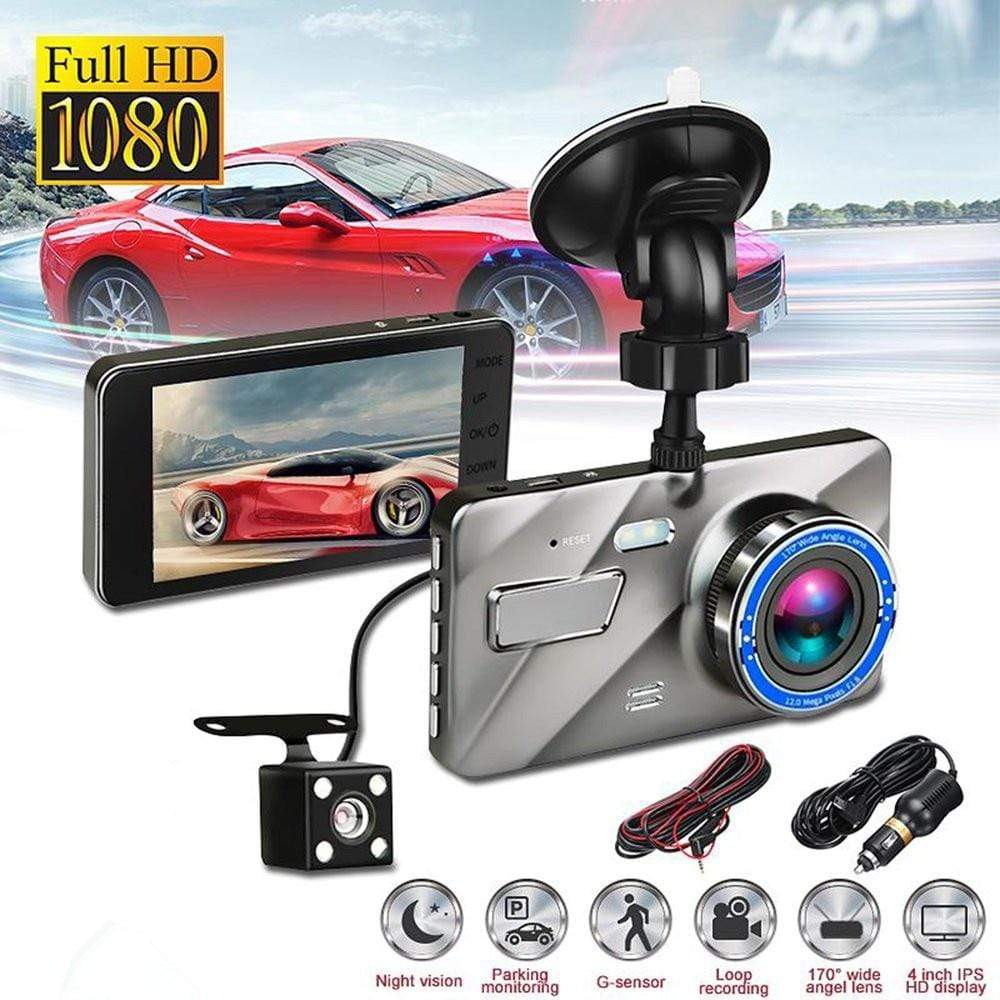 1080P HD-Dashcam-Überwachung vorn und hinten