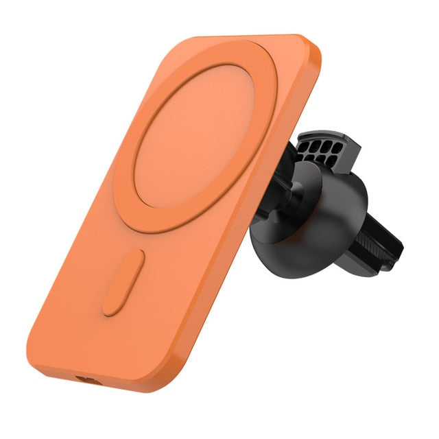 15W HaloLock Magnetischer Kabelloser Autoladehalter für iPhone 12 Serie Magsafe Schnelles Laden Kabelloser Ladehalter für das Auto