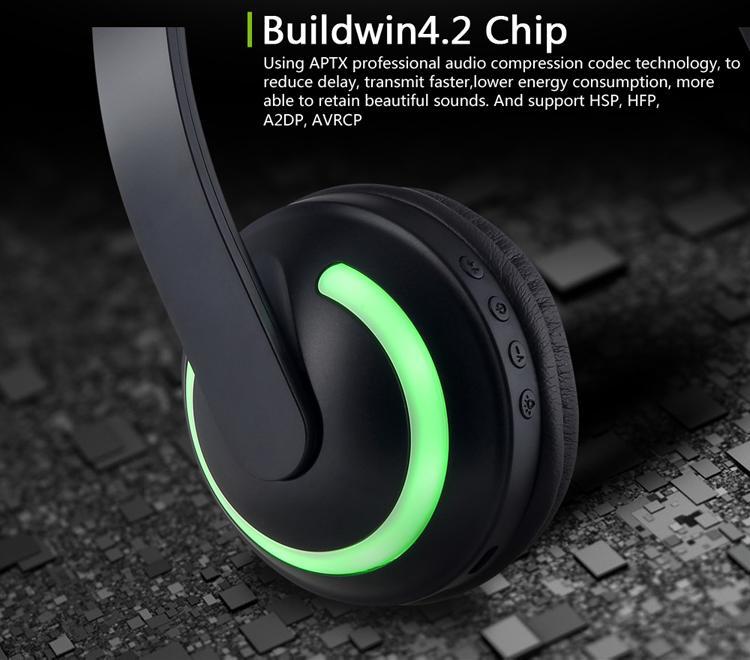 Cat Glowing Bluetooth Headphones