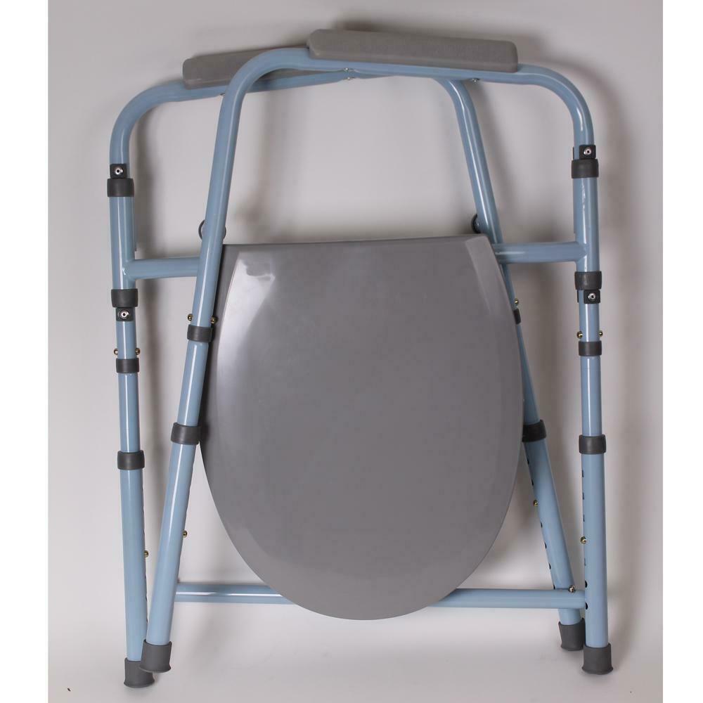 3-in-1 Toilettenstuhl klappbar – für Senioren & Camping