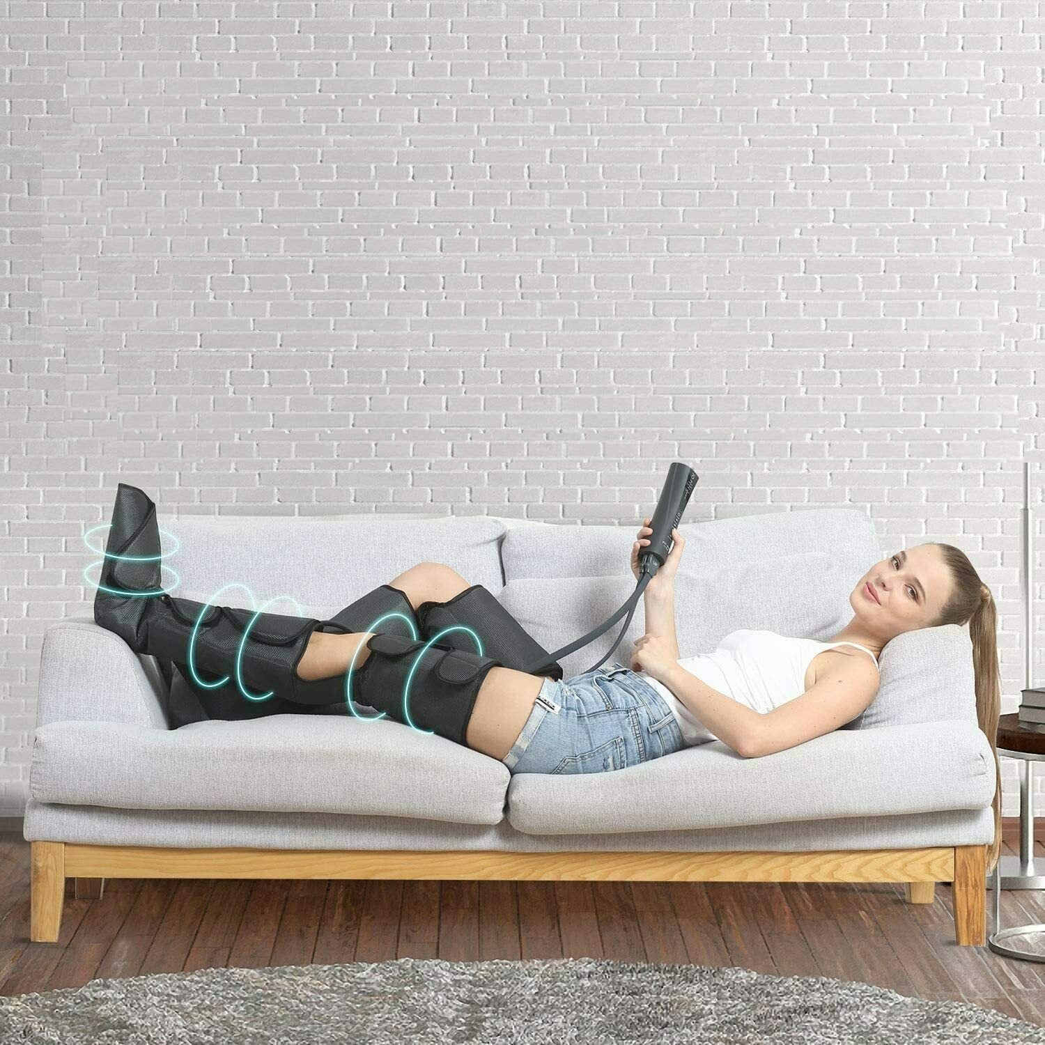 Elektrisches Bein- & Fußmassagegerät mit Kompression & Wärme