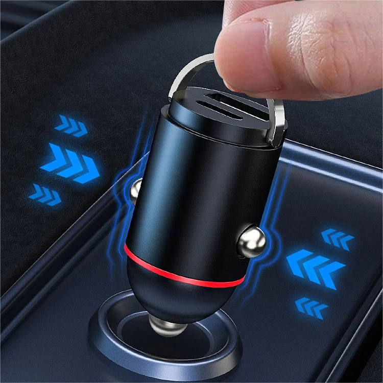 2-Port Kompakter Schnellladegerät für Auto(50% RABATT)