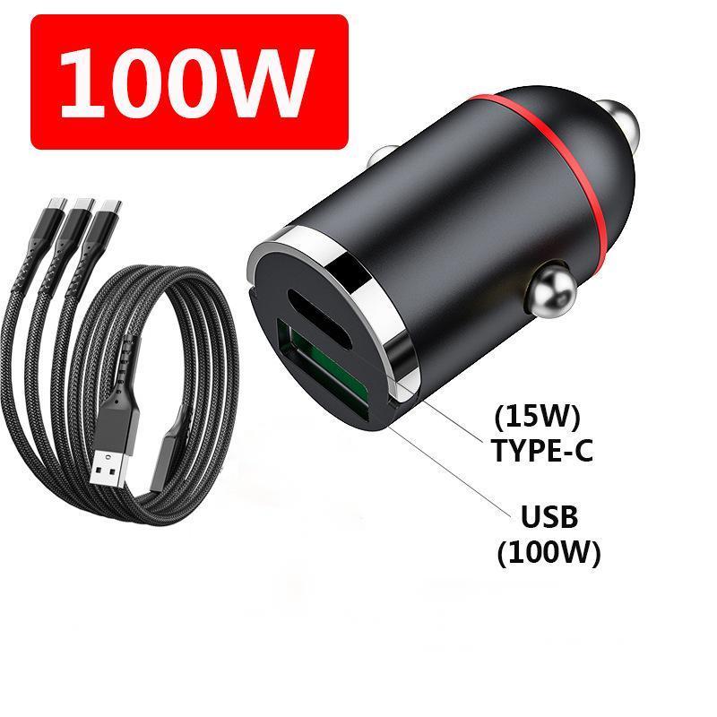 2-Port Kompakter Schnellladegerät für Auto(50% RABATT)