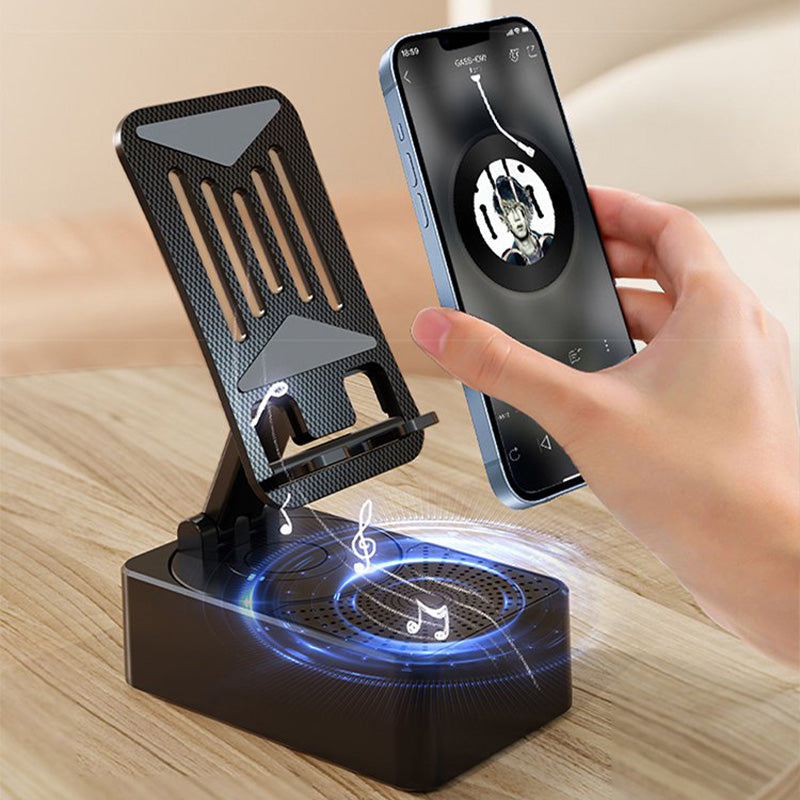 3 in1 - Kabelloser Bluetooth-Lautsprecher, Ladegerät, Telefonständer