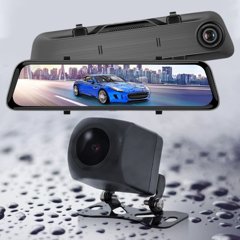 12" 4K Front- und Rear-HD-Nachtsicht-Dashcam
